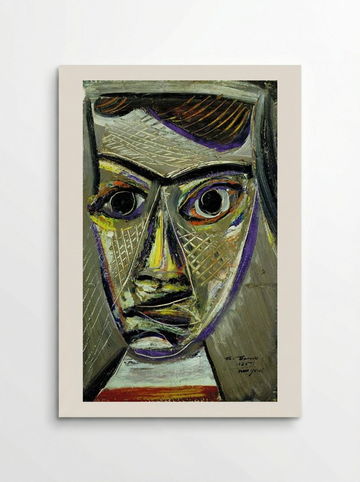 Man's Head - Arshile Gorky - Poster