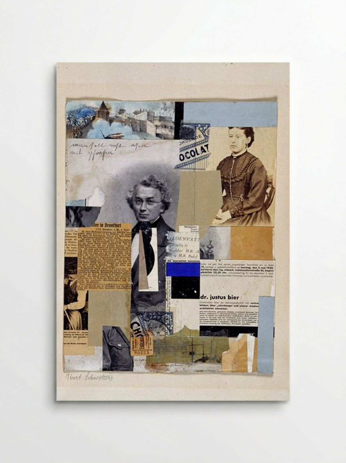 Man soll nicht asen mit Phrasen - Kurt Schwitters - Poster