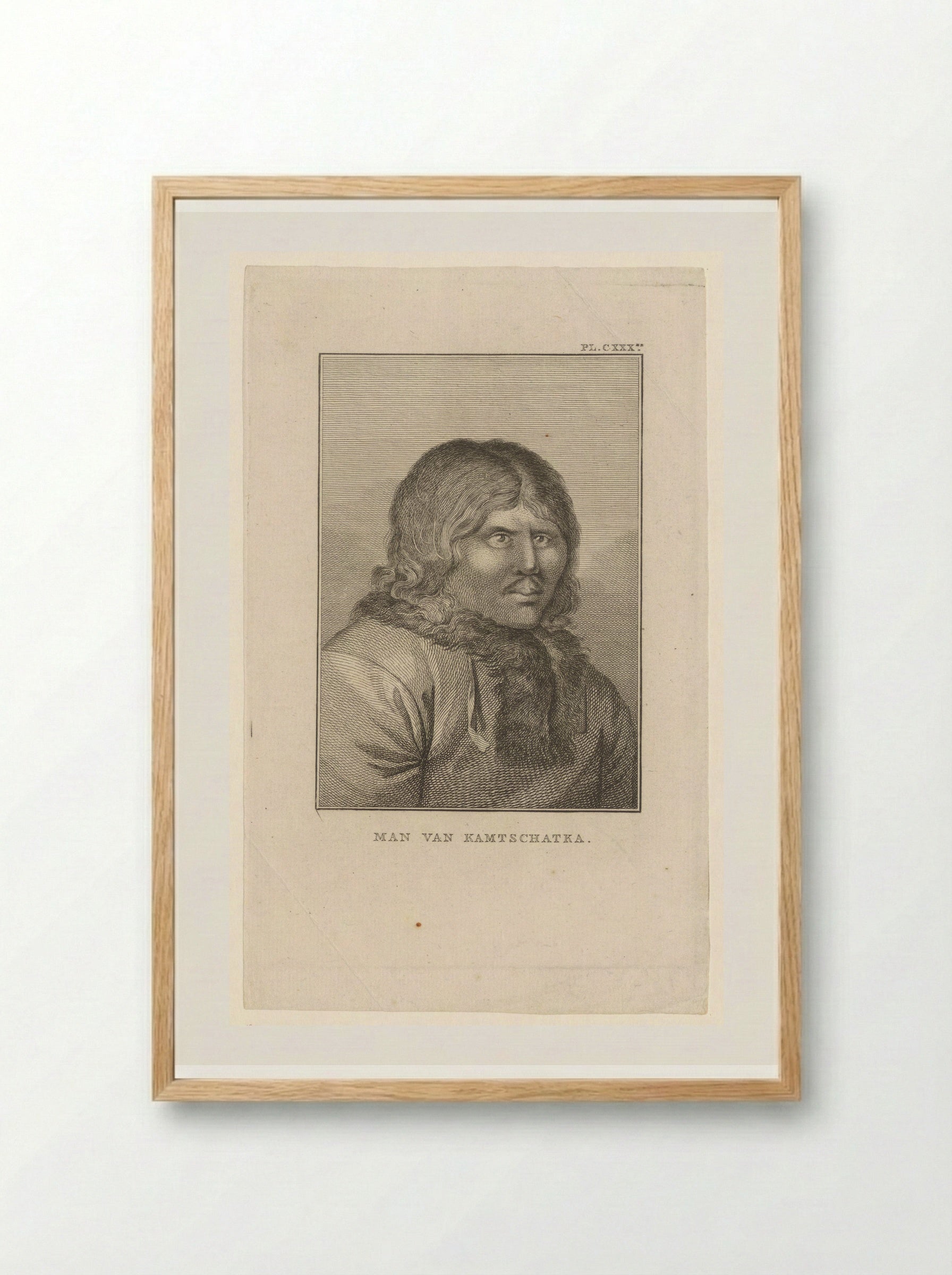 Man van Kamtschatka - Diverse Vervaardigers - Framed Print Wood