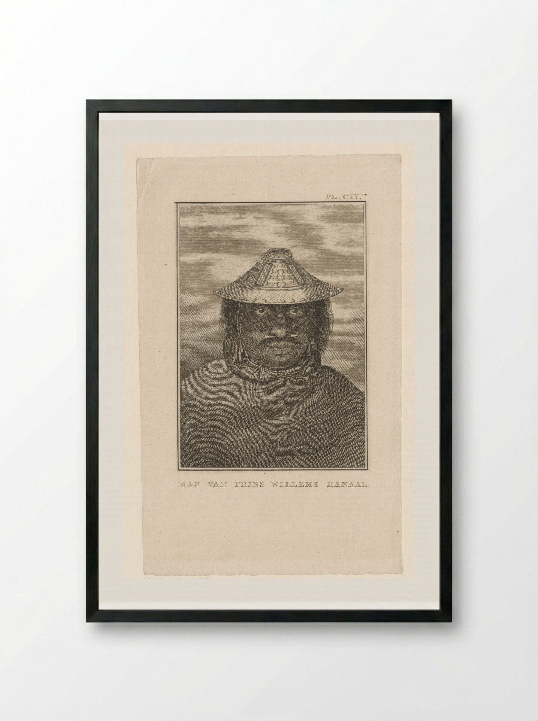 Man van Prins Willems Kanaal - Diverse Vervaardigers - Framed Print Black