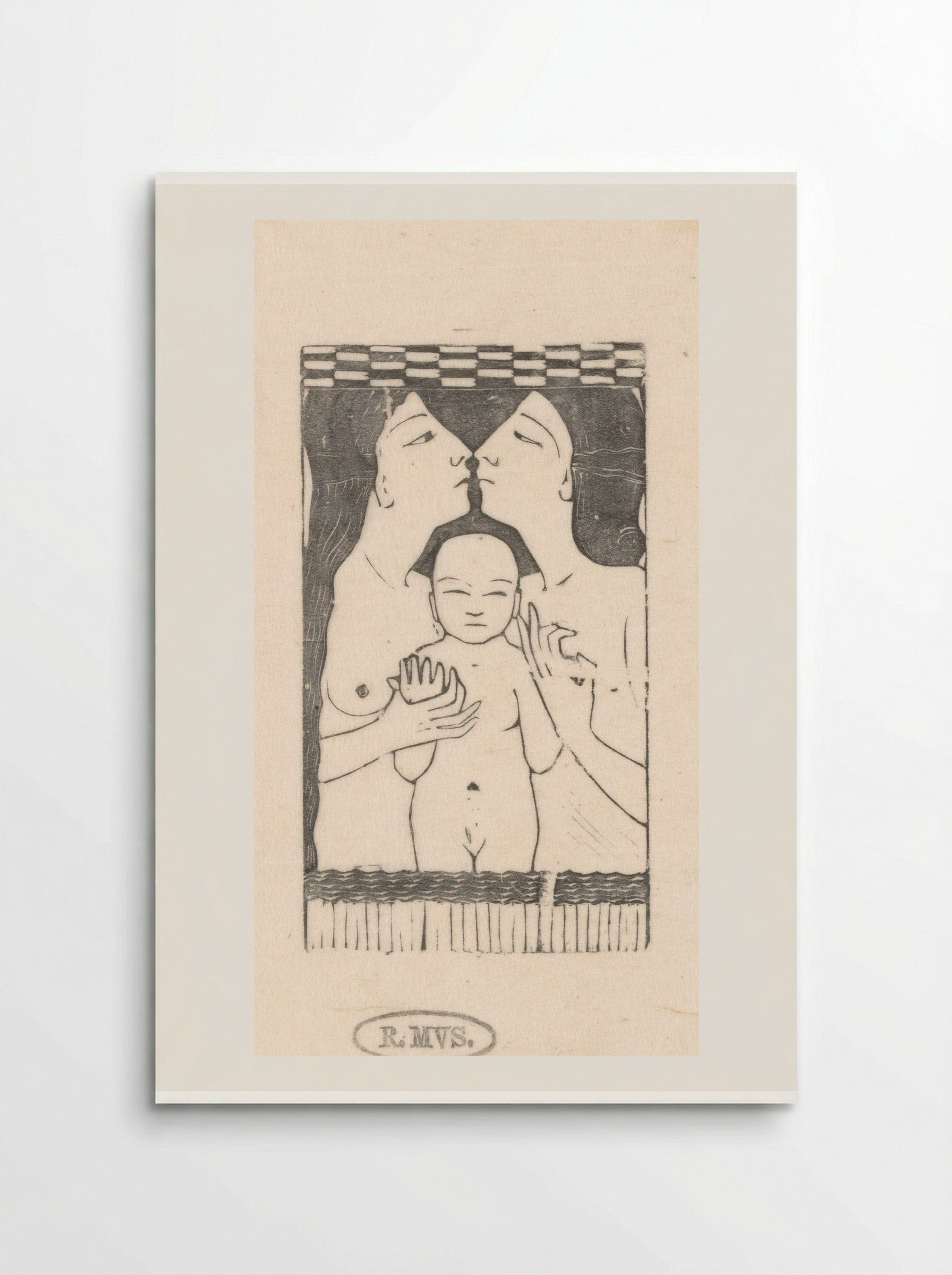 Man, vrouw en kind - Karel Petrus Cornelis de Bazel - Poster