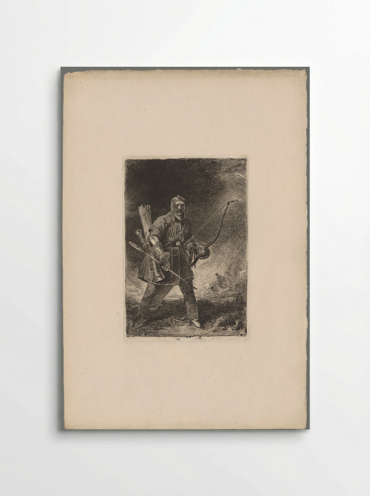Man with Bow and Arrows - Andrew Geddes - Poster