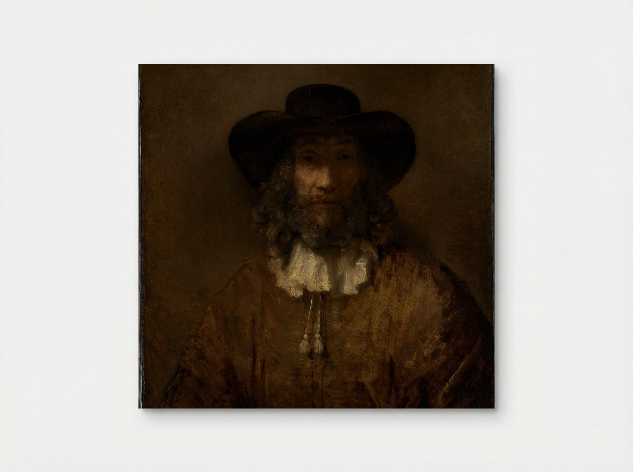 Man with a Beard - Rembrandt van Rijn - Poster
