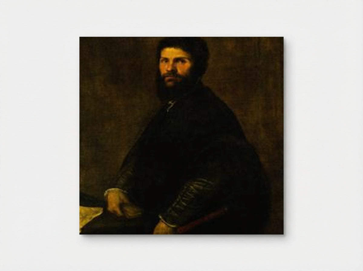 Man with a Flute - Titian - Poster