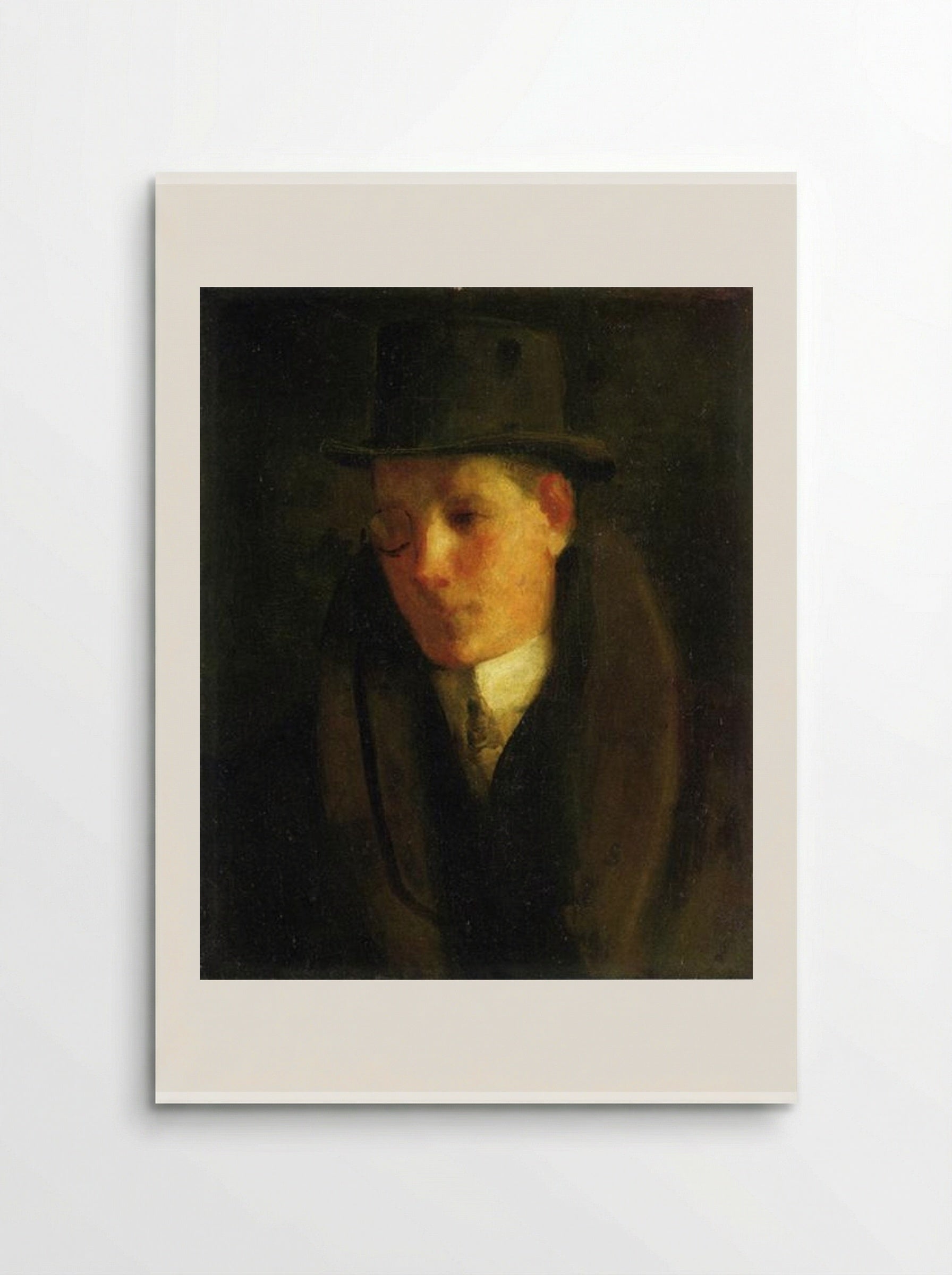 Man with a Monocle - George Luks - Poster