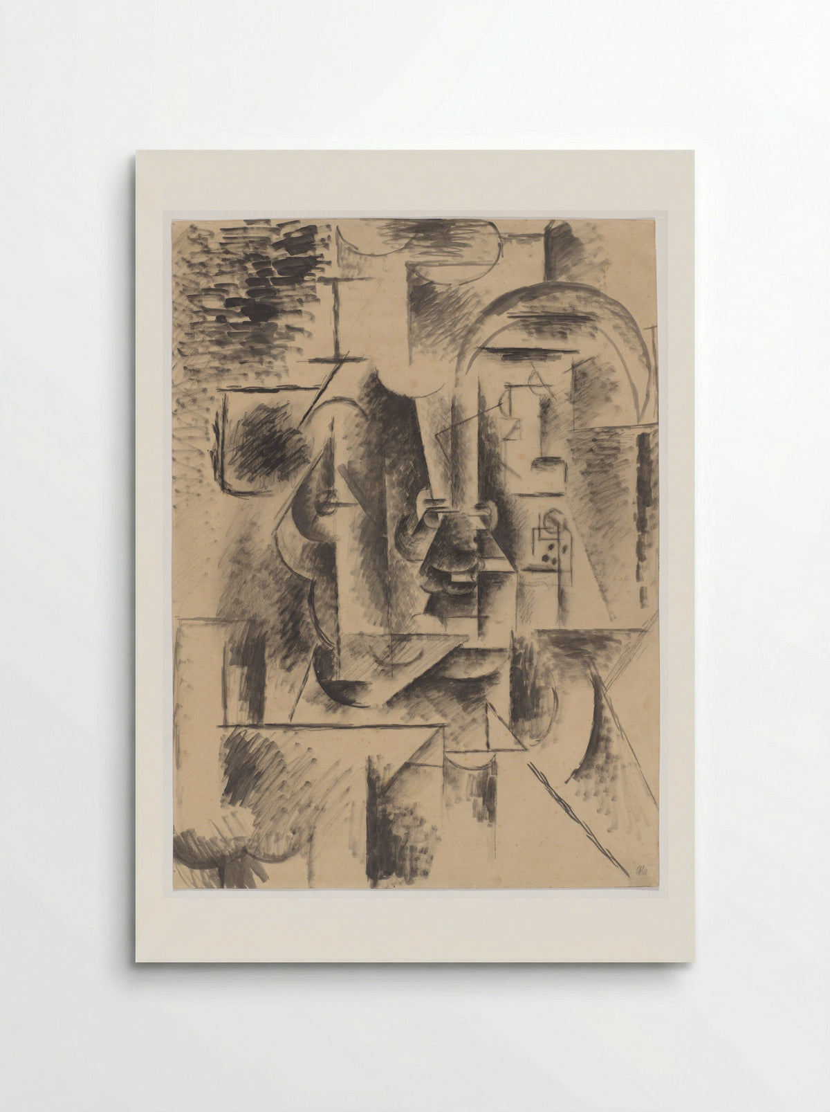 Man with a Pipe - Pablo Picasso - Poster