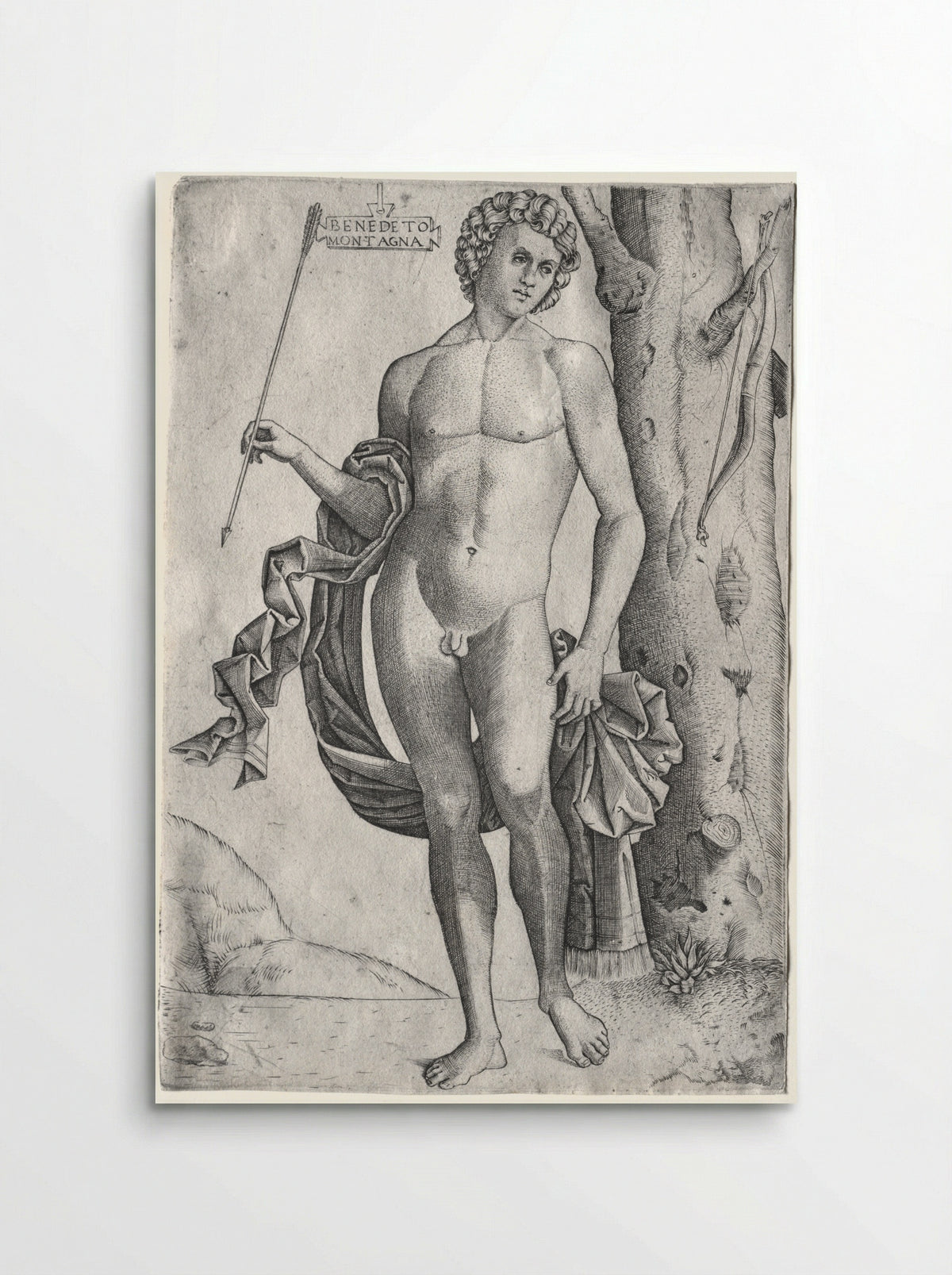 Man with an Arrow - Benedetto Montagna - Poster