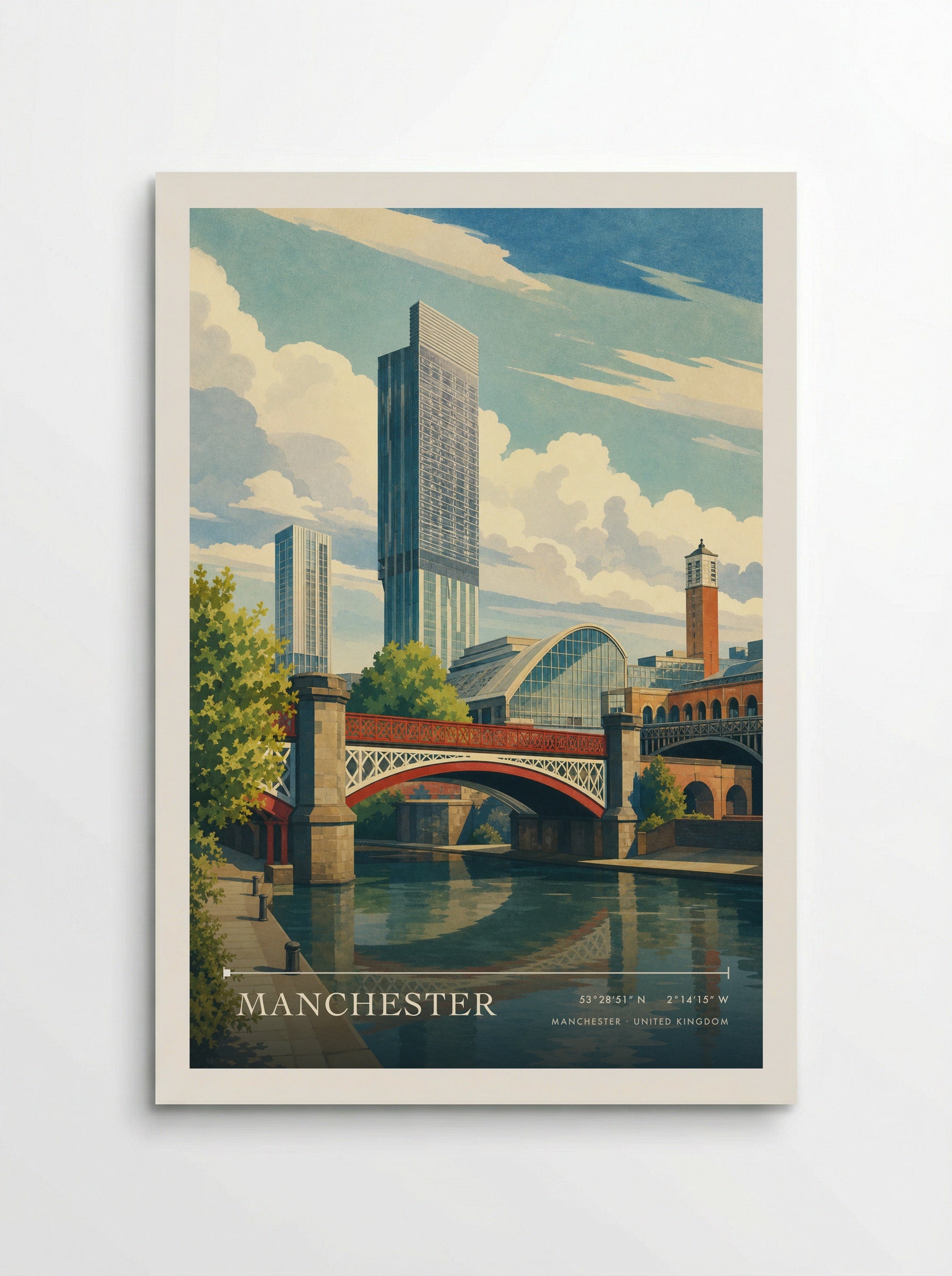 Manchester United Kingdom Travel Poster - Poster