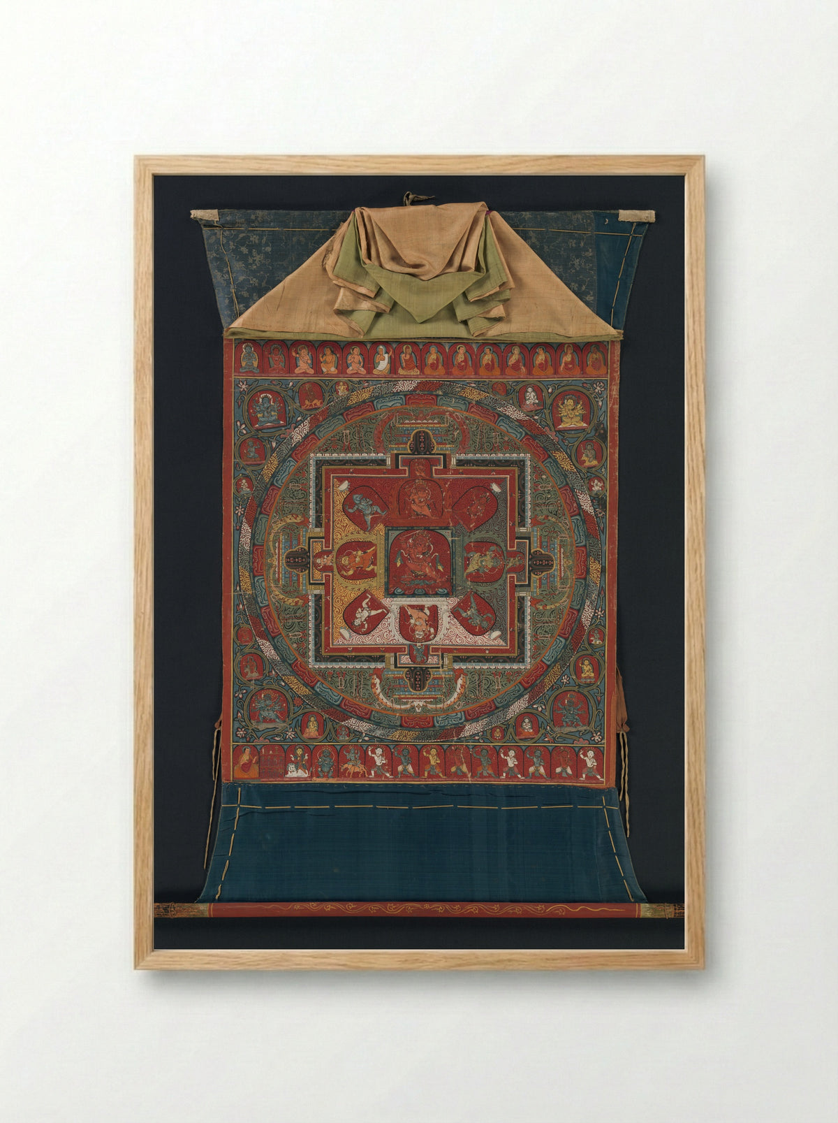Mandala of Raktayamari - Mikyo Dorje - Framed Print Wood