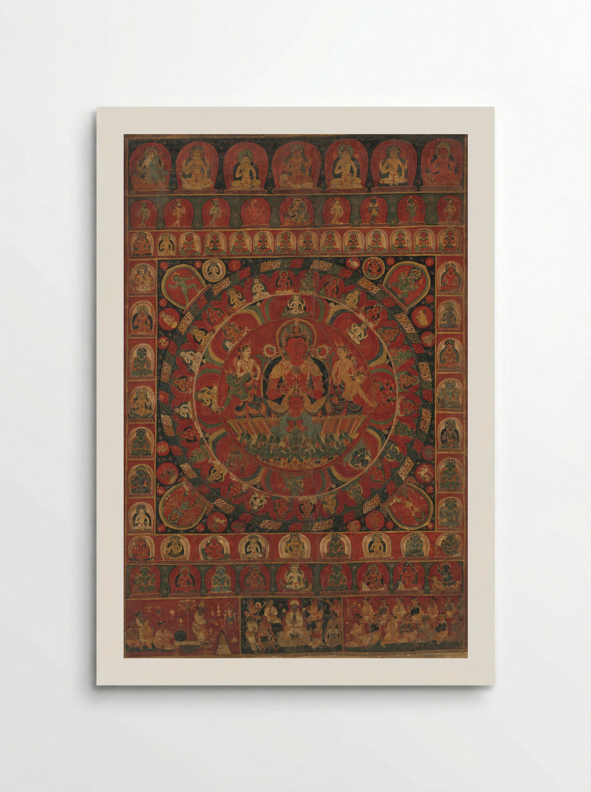 Mandala of the Sun God Surya - Kitaharasa - Poster
