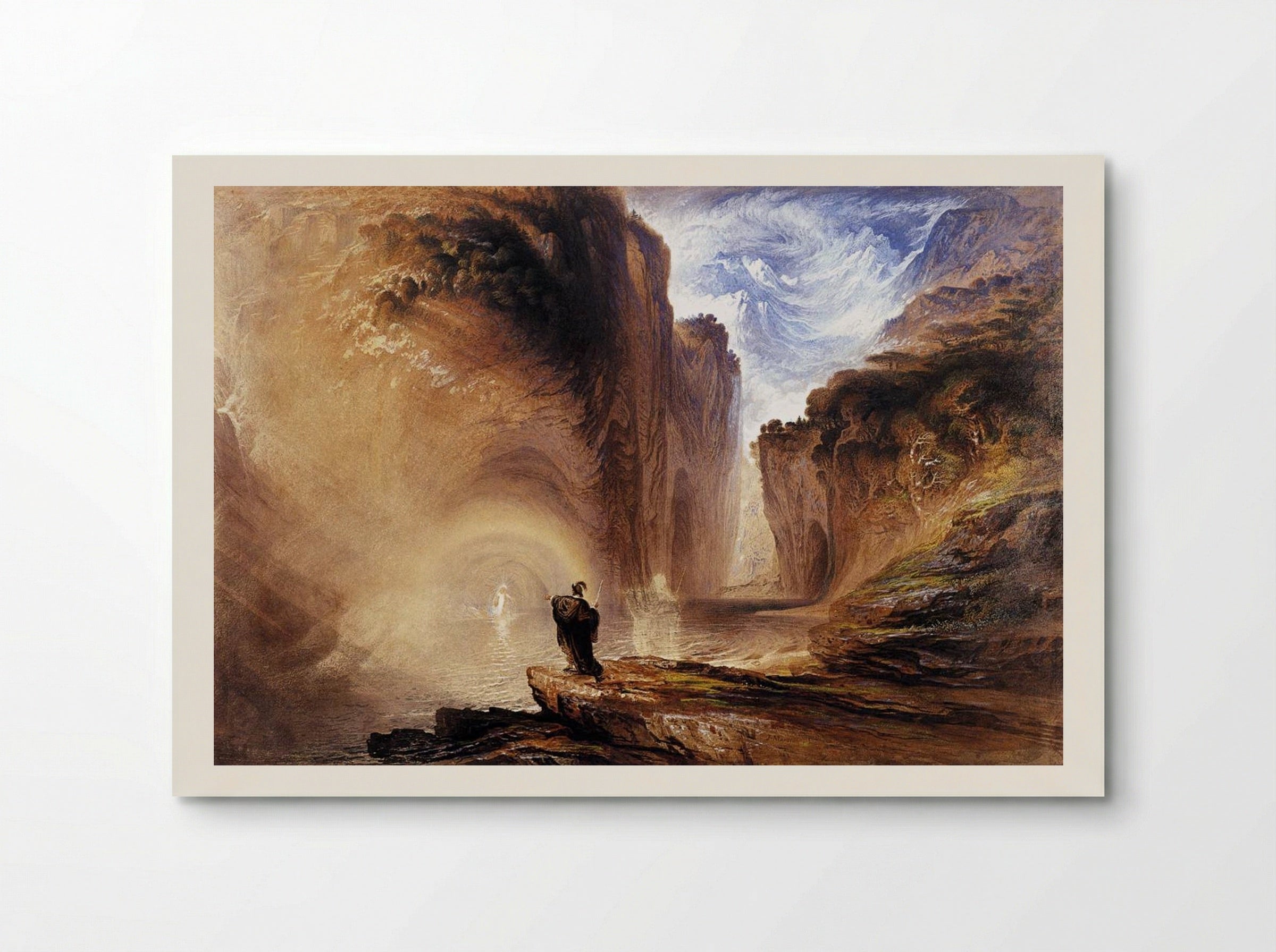 Manfred and the Alpine Witch - John Martin - Poster