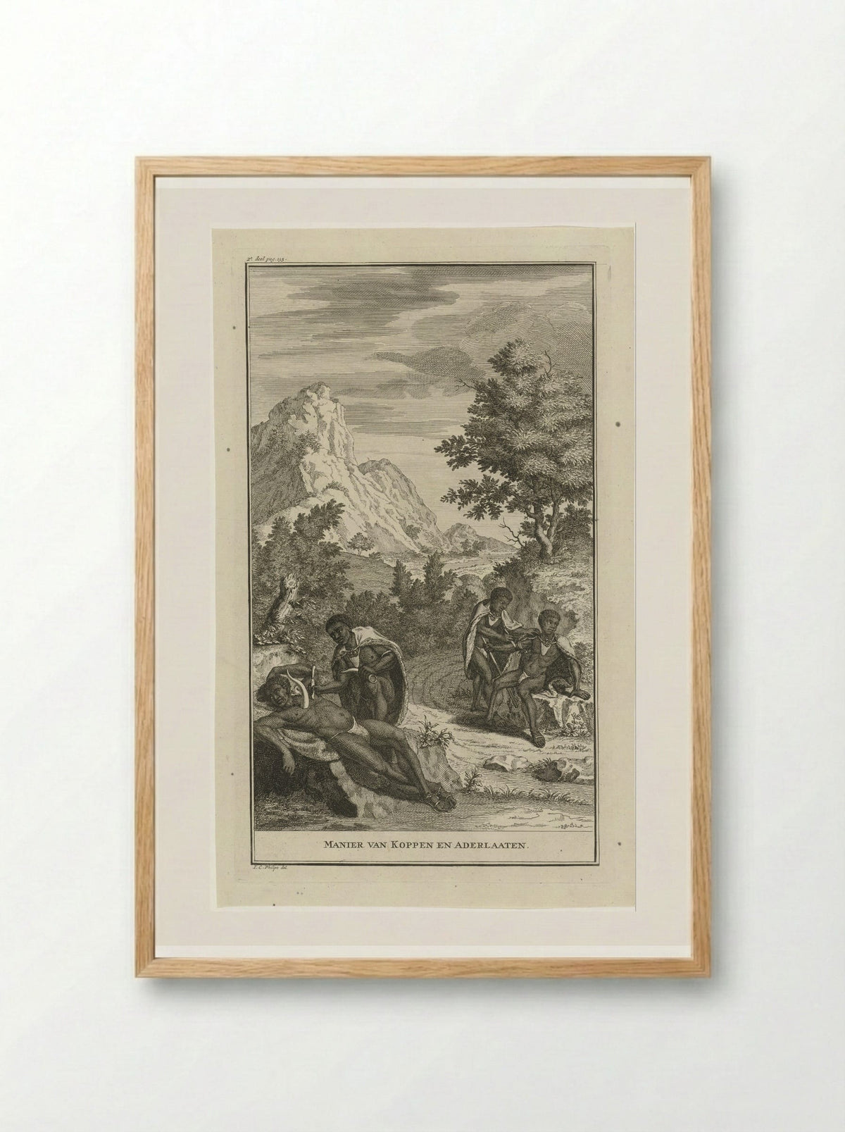 Manier van Koppen en Aderlaaten - Jan Caspar Philips - Framed Print Wood