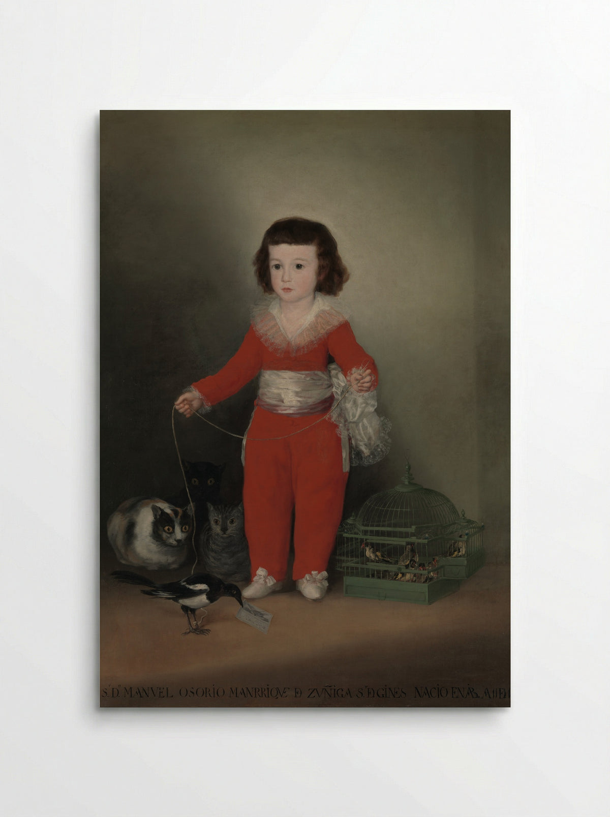 Manuel Osorio Manrique de Zuñiga - Francisco de Goya - Poster