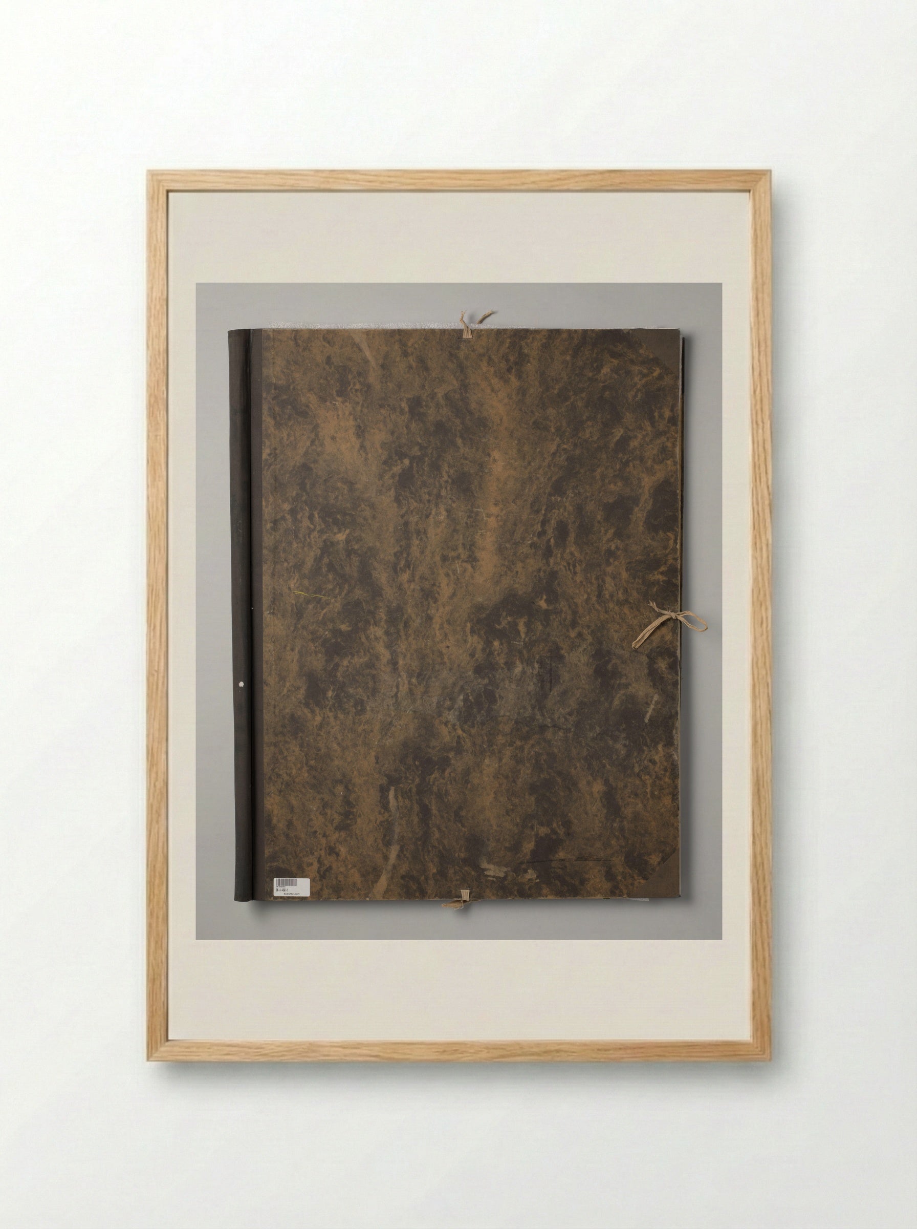 Map with Documents and Fragments Pertaining to Malle Babbe - Han van Meegeren - Framed Print Wood