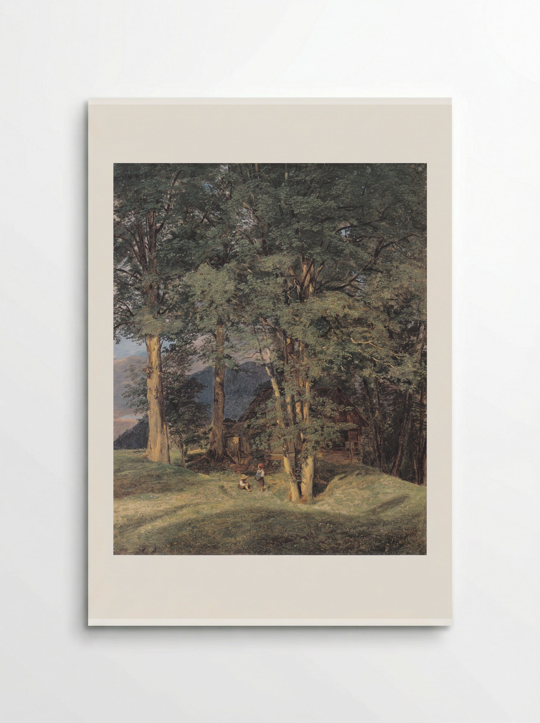 Maple trees near Ischl - Ferdinand Georg Waldmüller - Poster