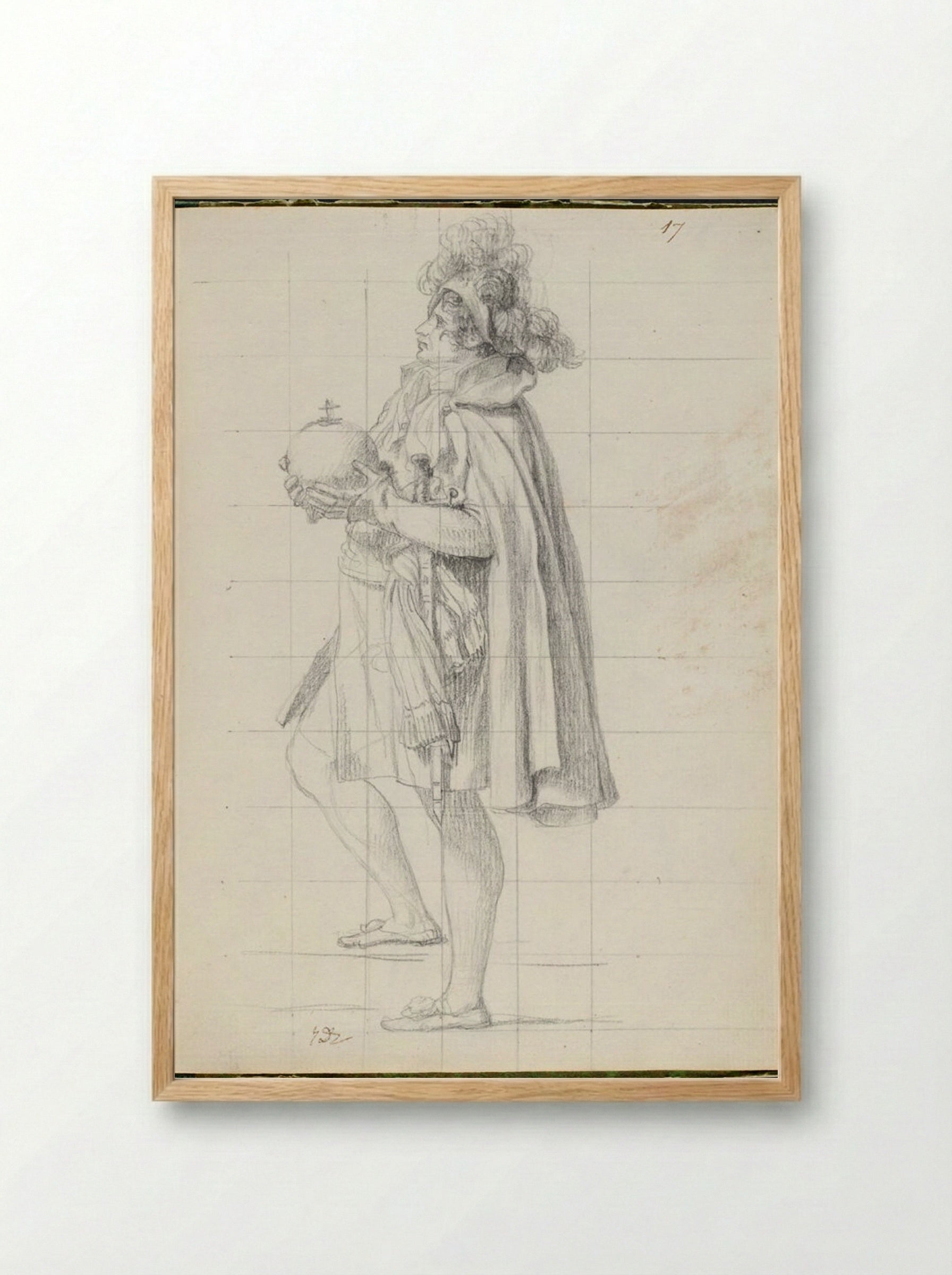 Maréchal Berthier, Prince de Neuchâtel - Jacques-Louis David - Framed Print Wood