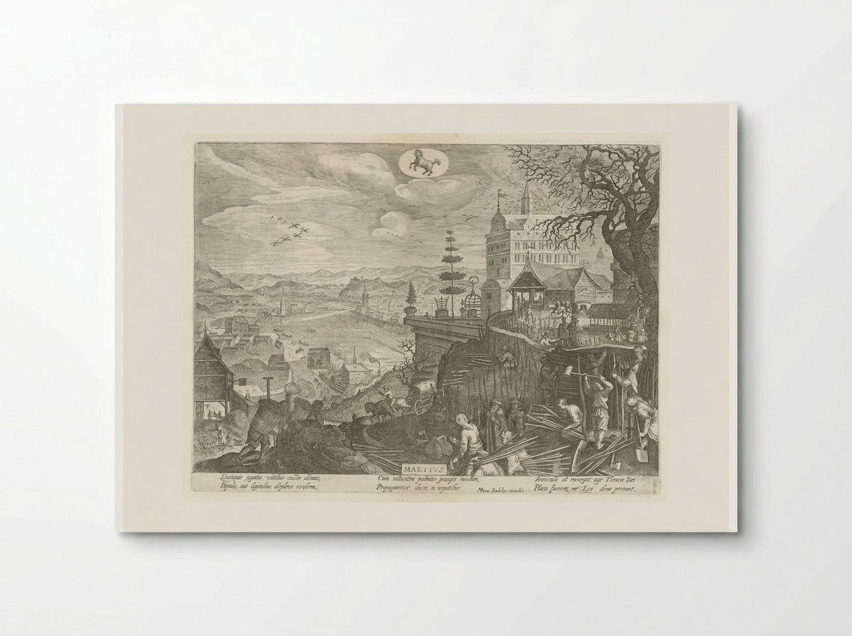 March (Martius) - Aegidius Sadeler II - Poster