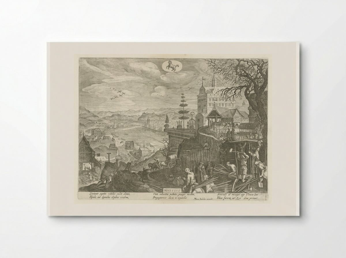 March (Martius) - Aegidius Sadeler II - Poster