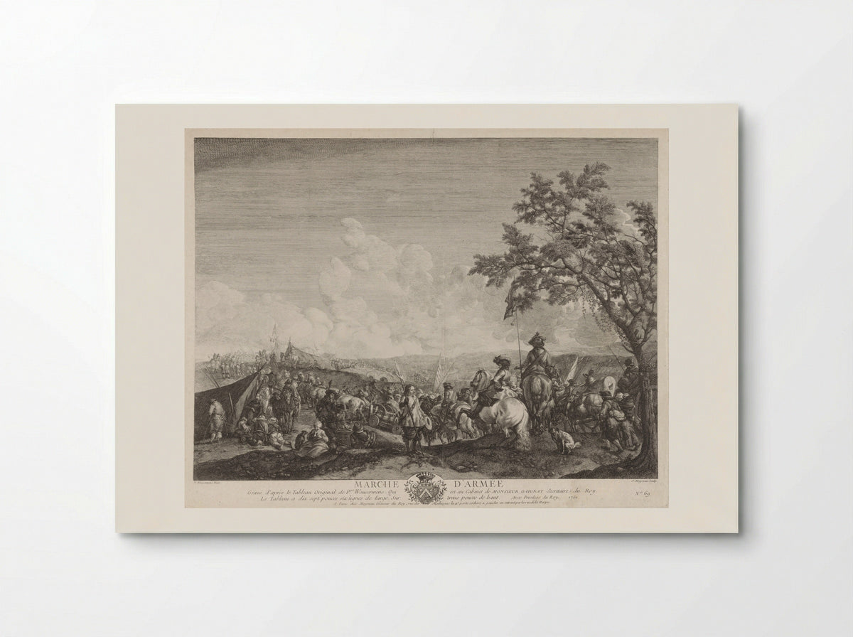 Marche d'Armée - Philips Wouwerman - Poster