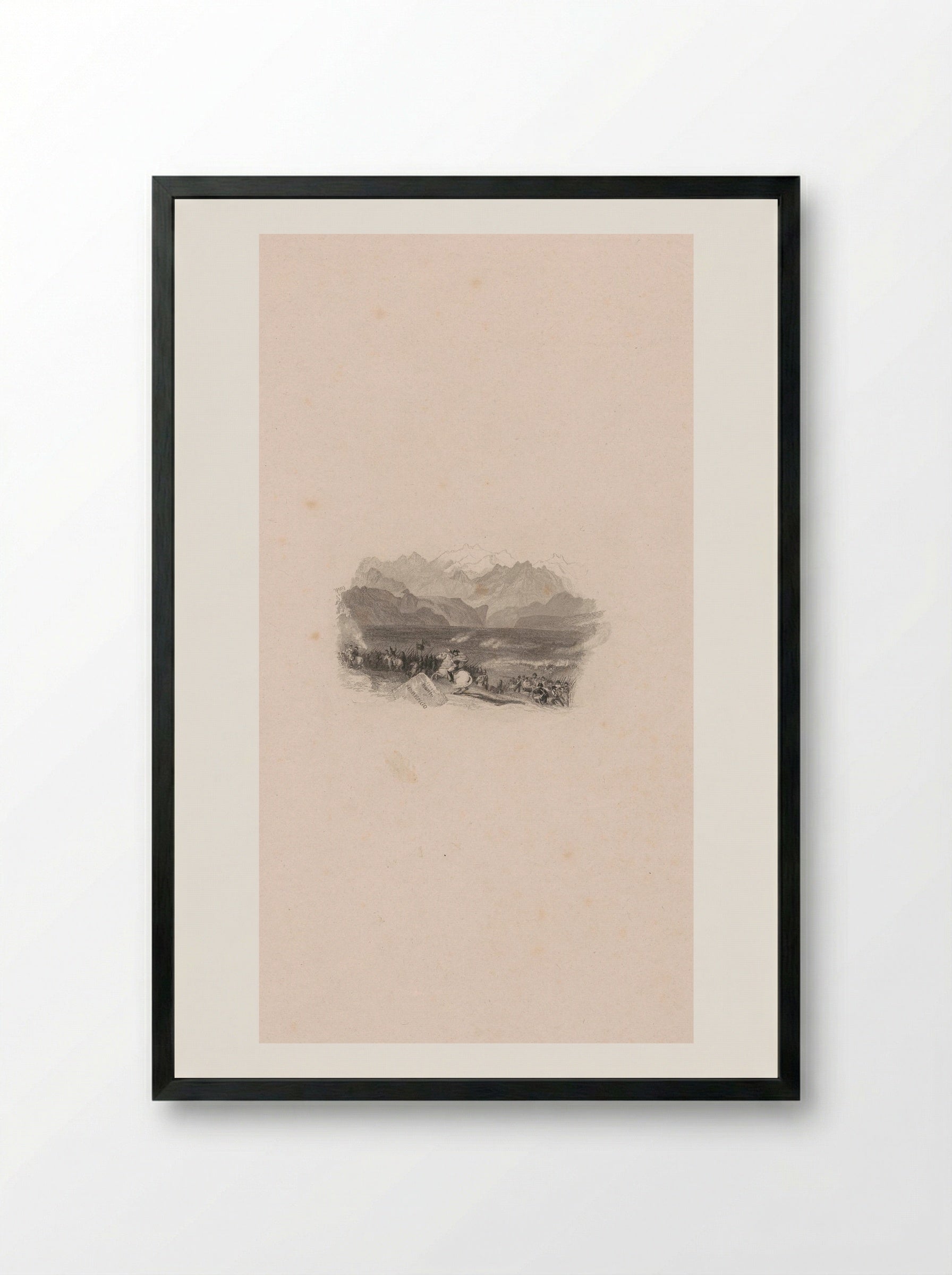 Marengo - Edward Goodall - Framed Print Black
