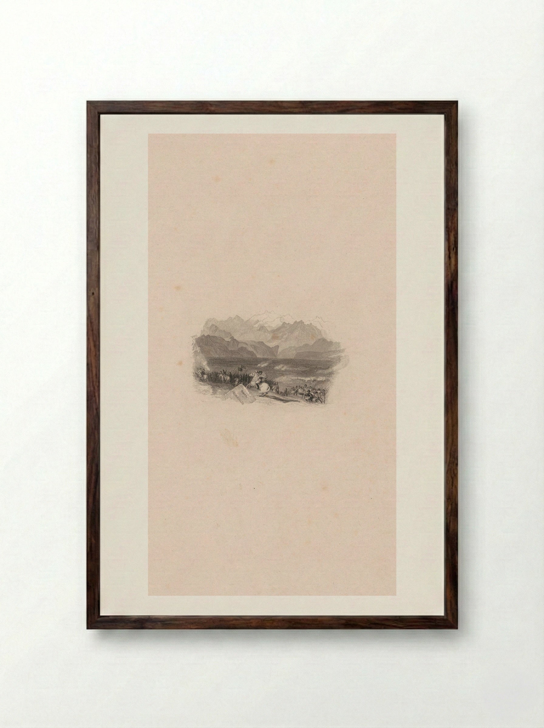 Marengo - Edward Goodall - Framed Print Dark Wood