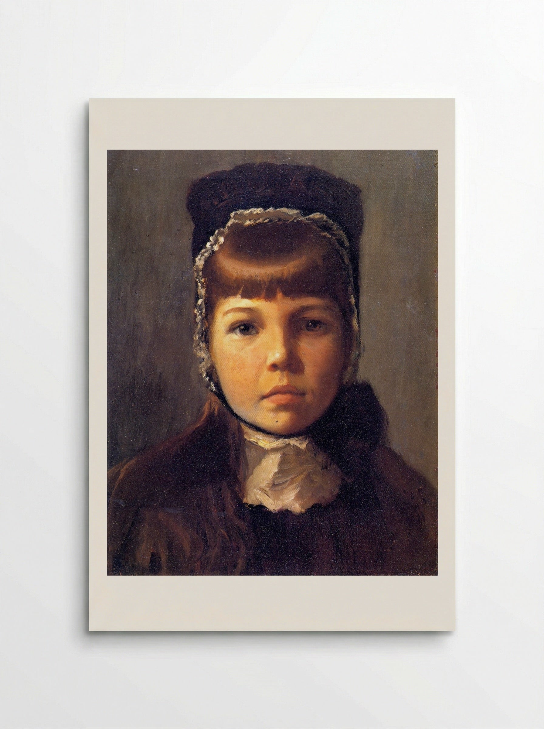 Margaret with a Bonnet - Lilla Cabot Perry - Poster
