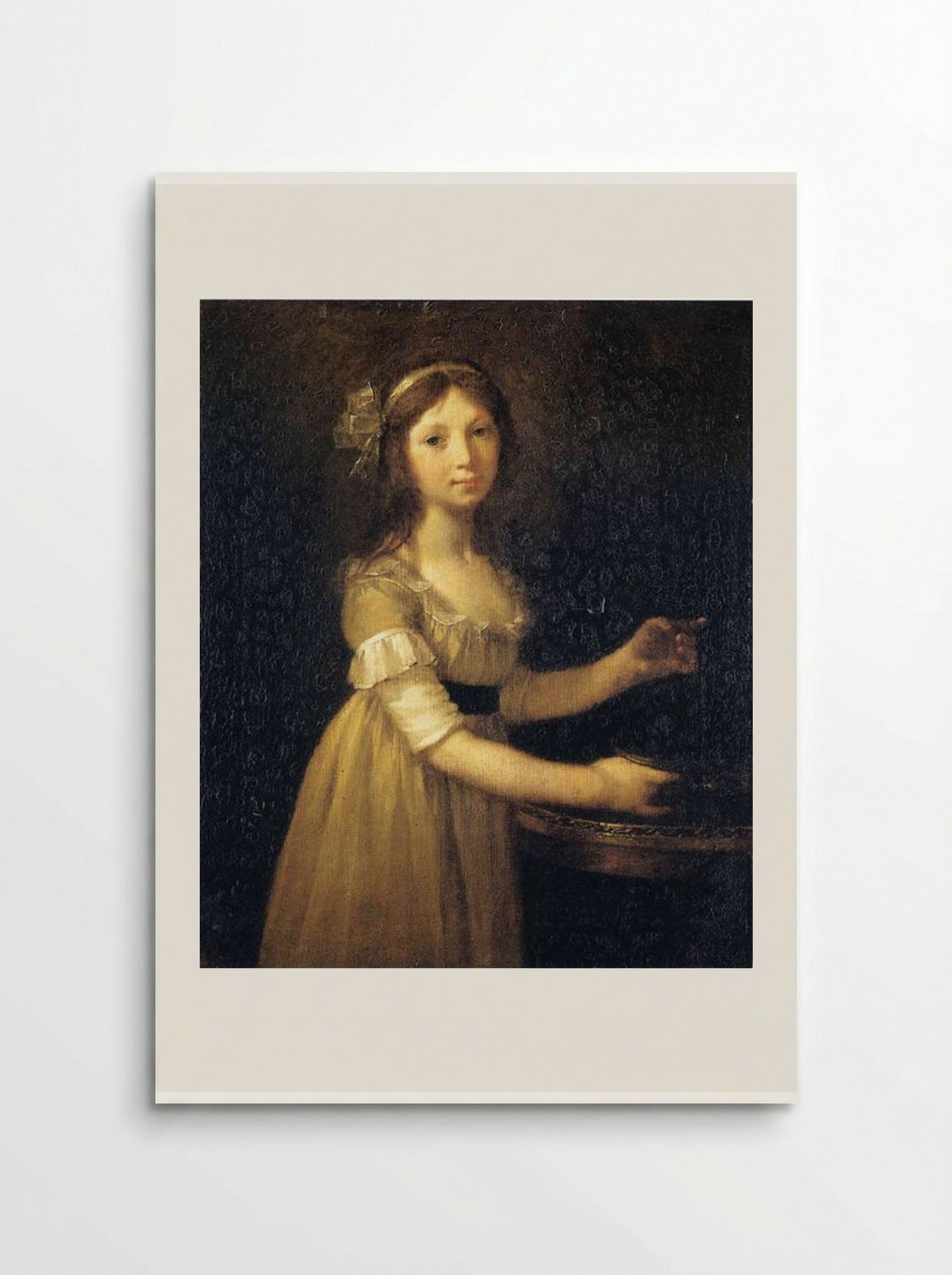 Marguerite-Marie Lagnier, ten years old - Pierre-Paul Prud'hon - Poster
