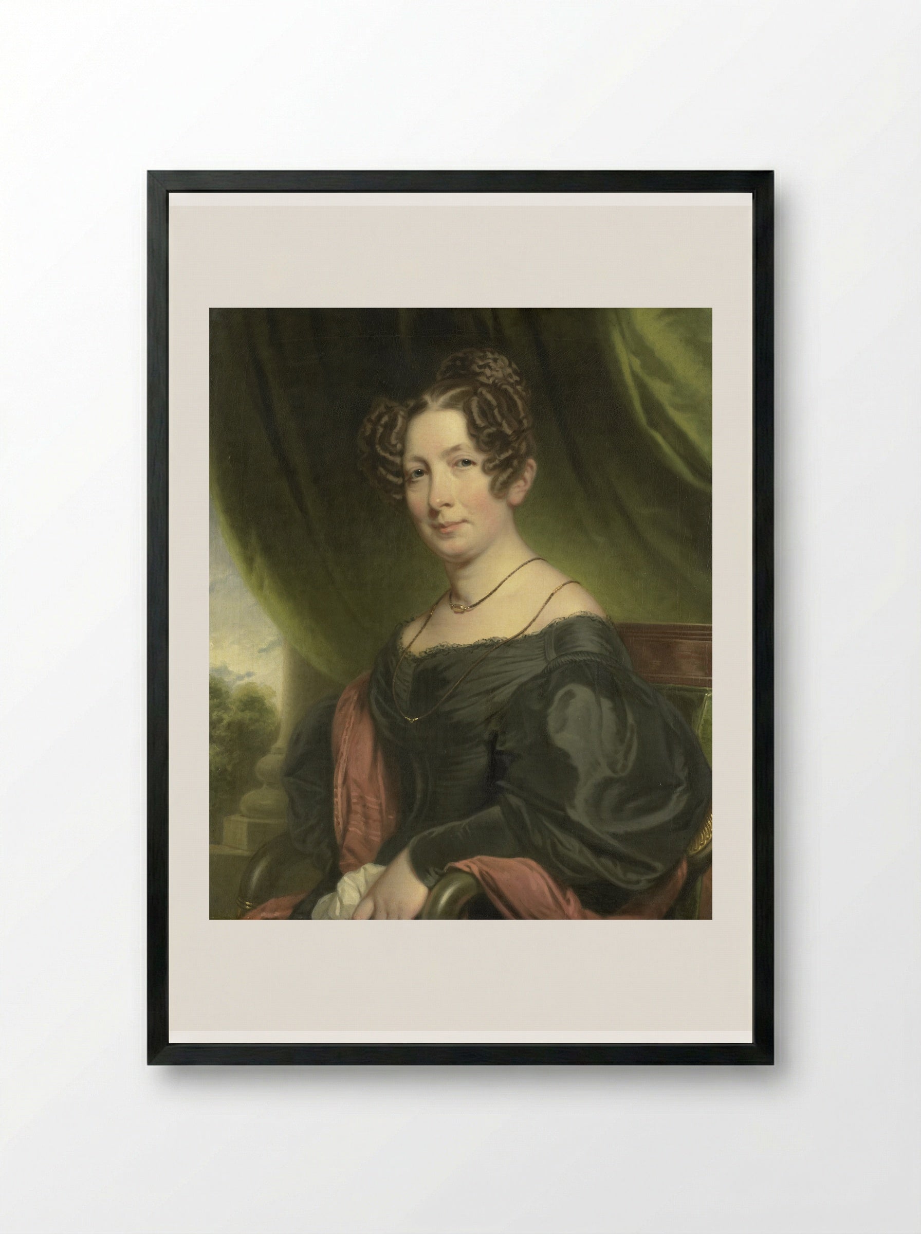 Maria Antoinette Charlotte Sanderson - Charles Howard Hodges - Framed Print Black