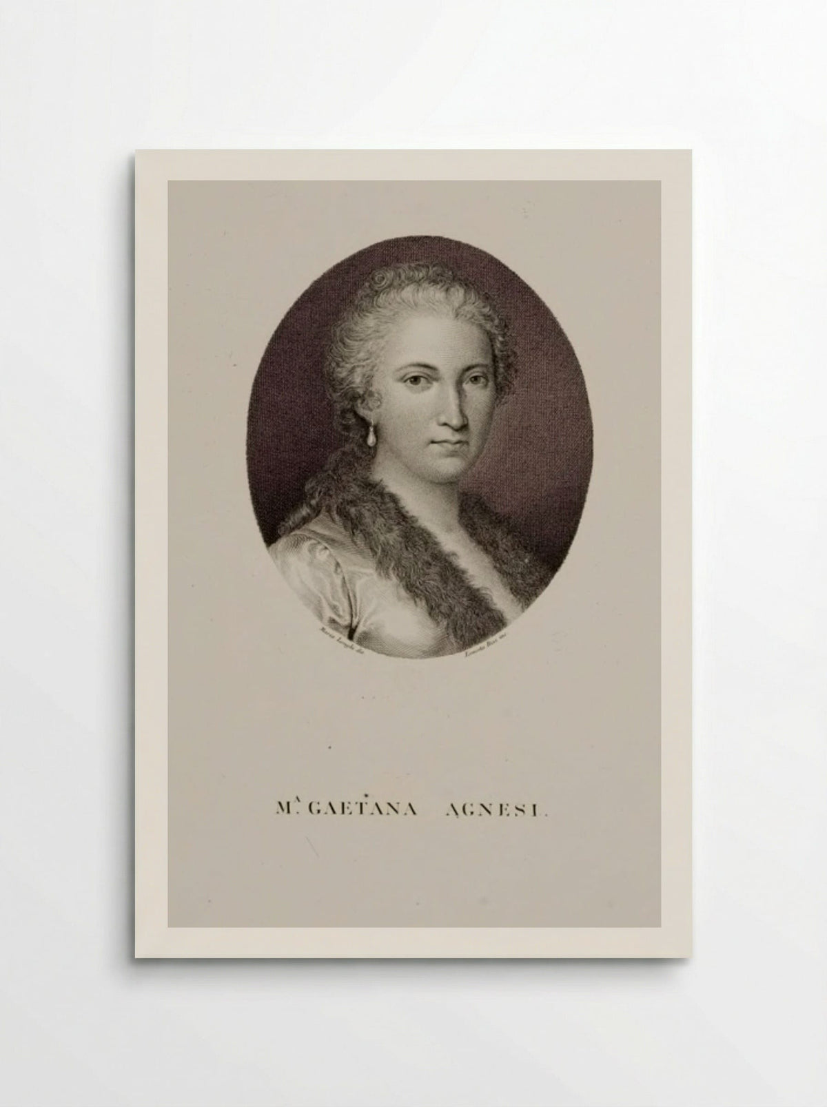 Maria Gaetana Agnesi - Ernesta Bisi - Poster