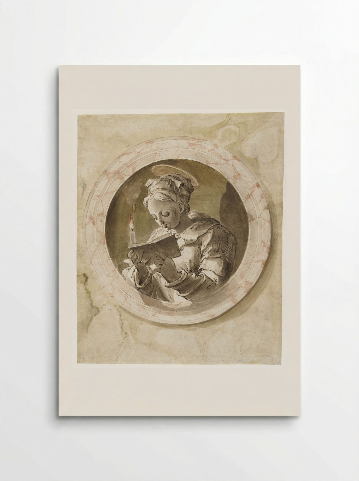 Maria Magdalena of de heilige Agatha - Joos van Winghe - Poster