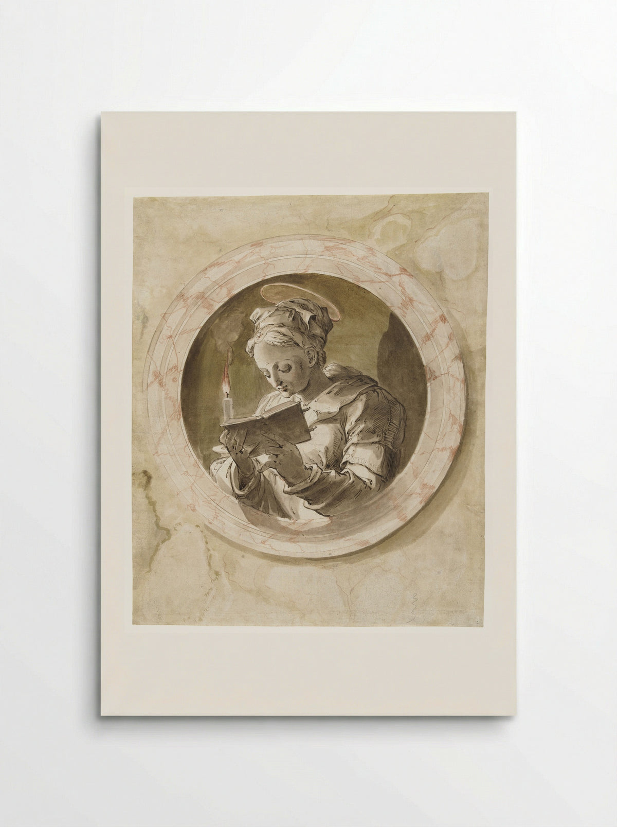 Maria Magdalena of de heilige Agatha - Joos van Winghe - Poster