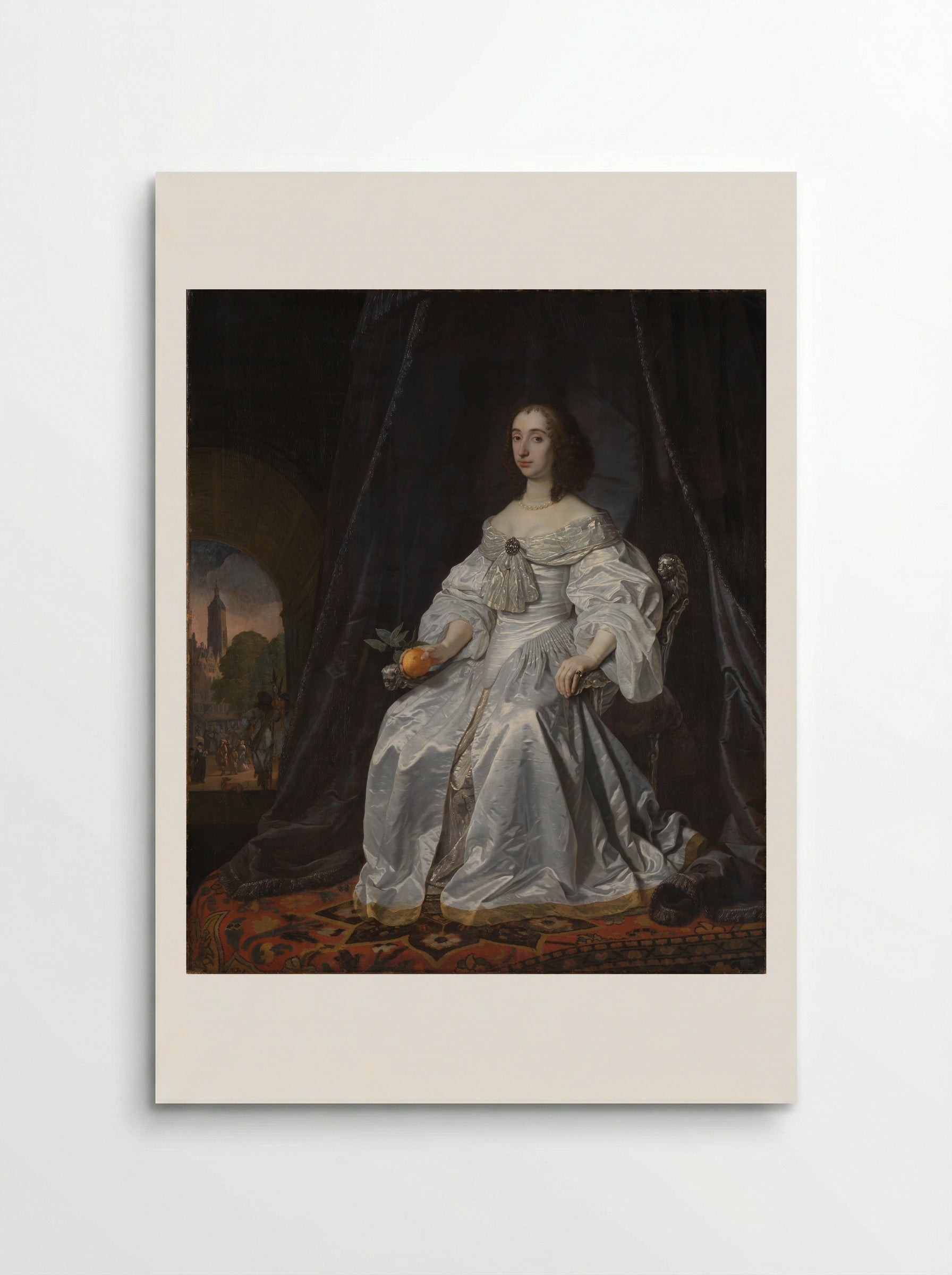 Maria Stuart as Widow of William II - Bartholomeus van der Helst - Poster