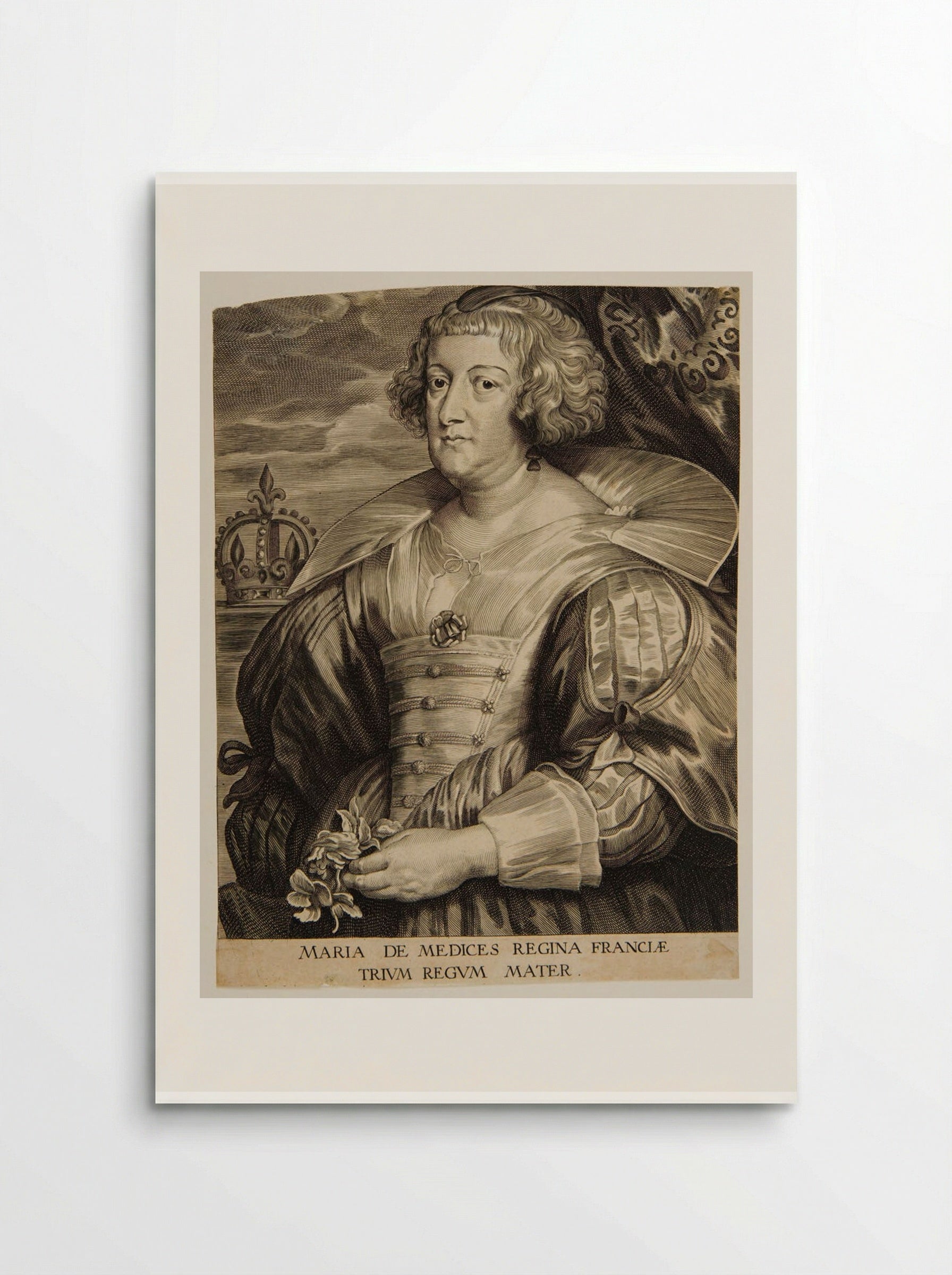 Maria de Medici, Queen of France - Paulus Pontius - Poster