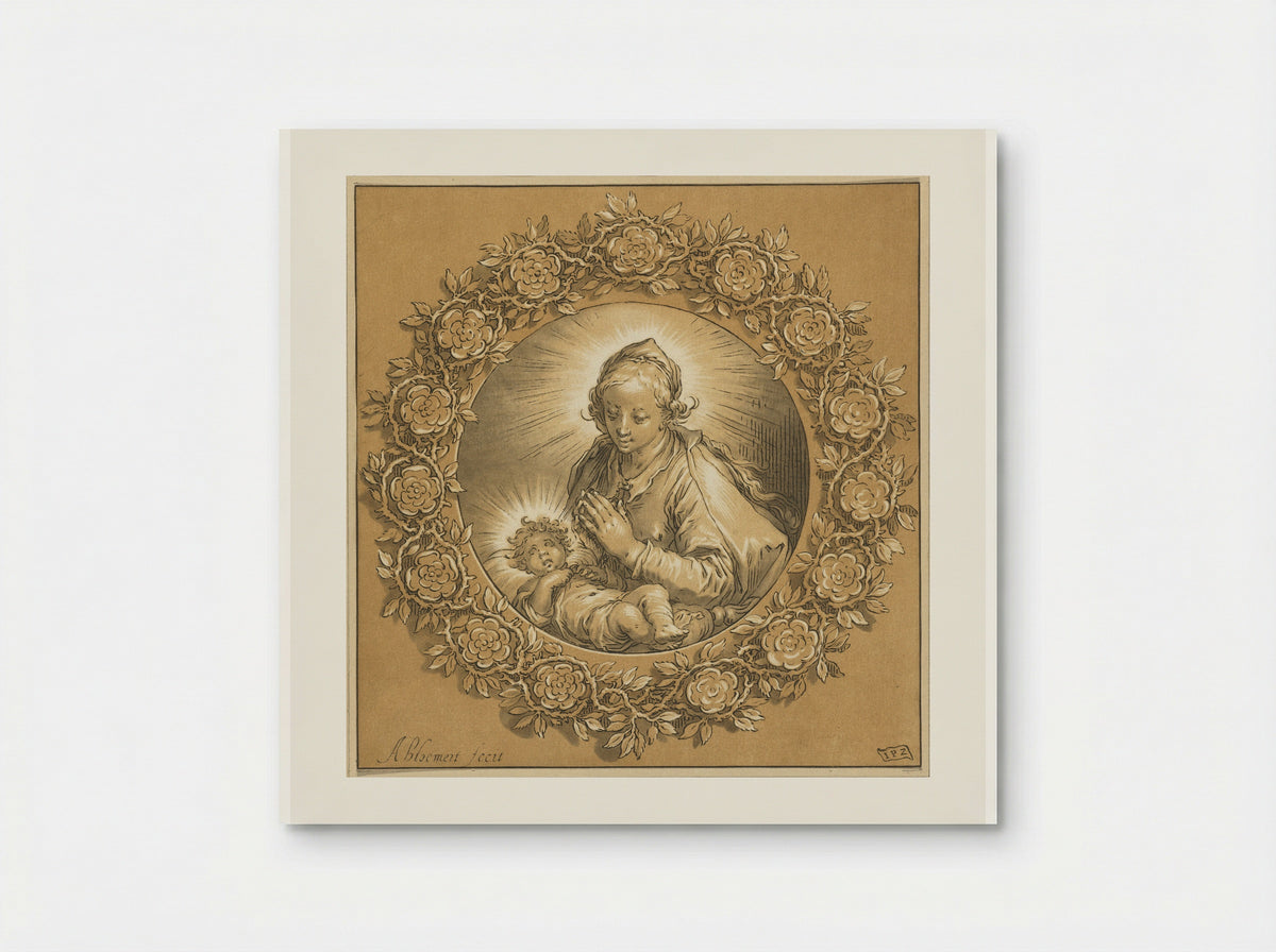 Maria met Christuskind - Cornelis Ploos van Amstel - Poster