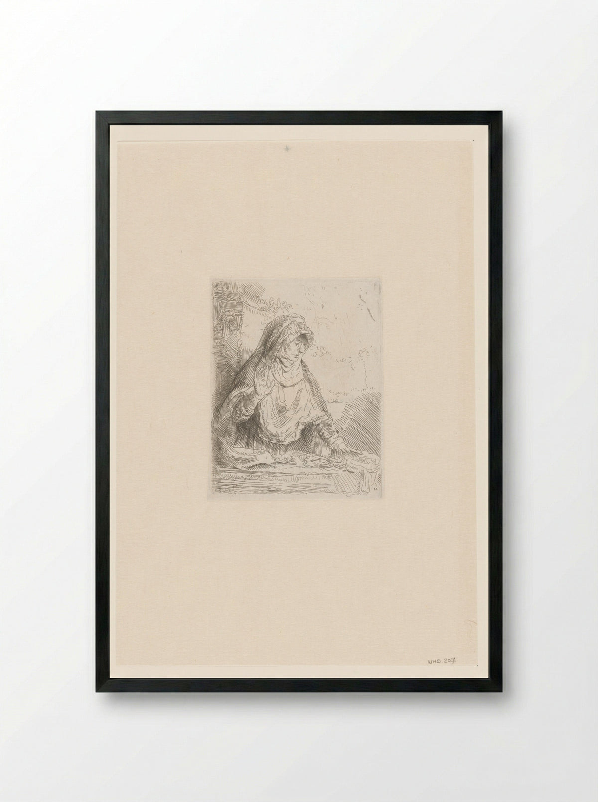 Maria met de passiewerktuigen - William James Smith - Framed Print Black