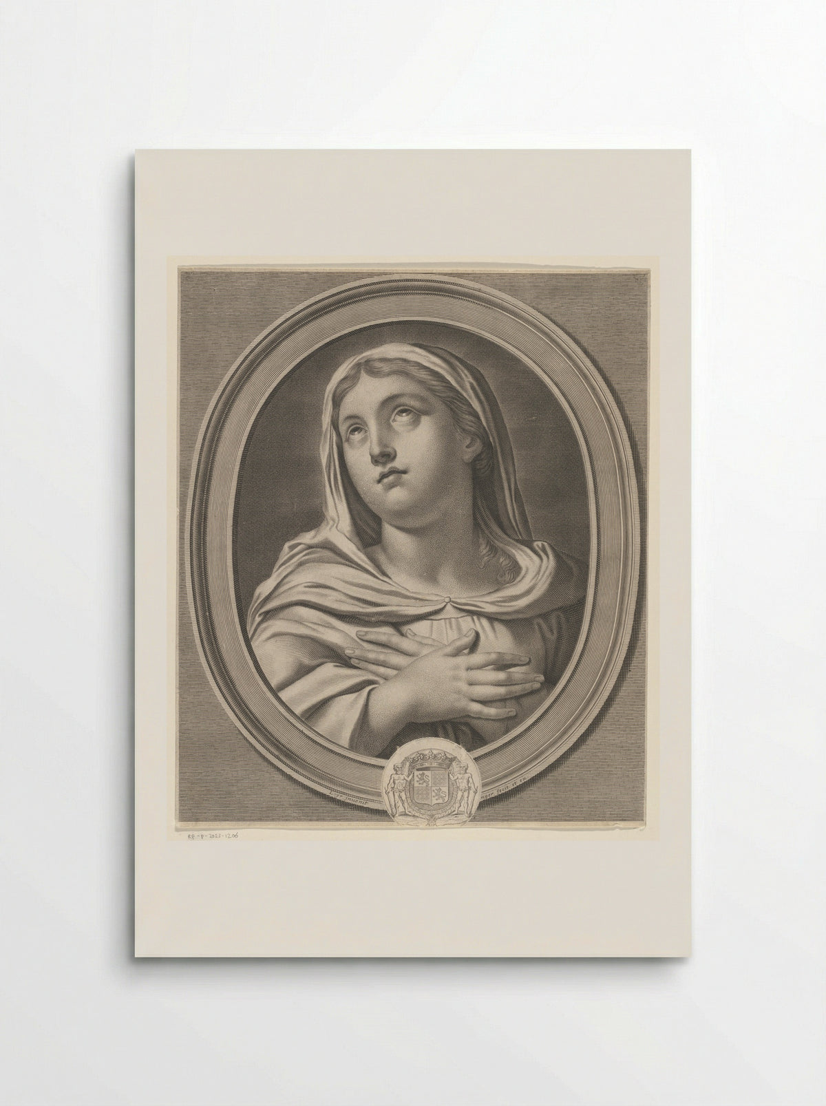 Maria met opgeslagen ogen - Jean Boulanger - Poster