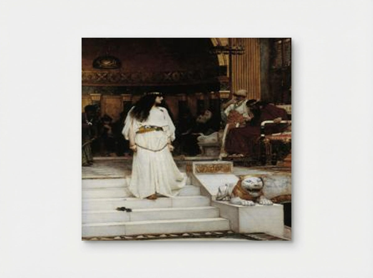 Mariamne Leaving the Judgement Seat of Herod - John William Waterhouse - Poster