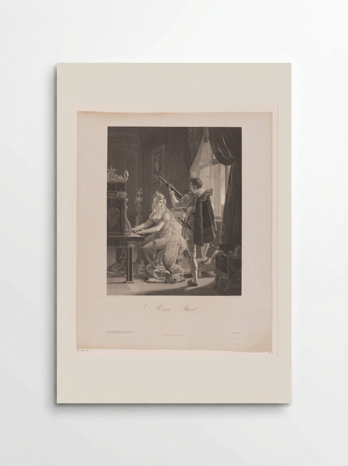 Marie Stuart - Jean Louis Charles Pauquet - Poster