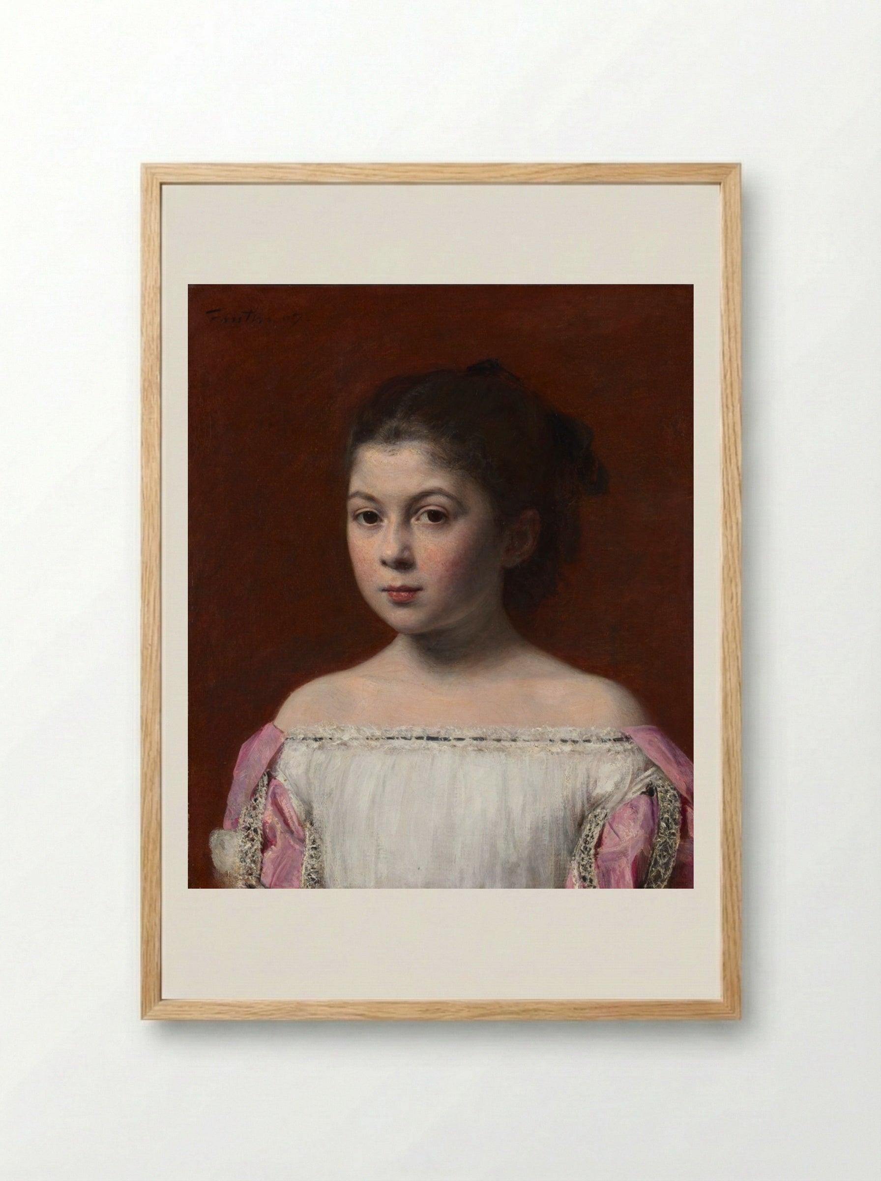 Marie-Yolande de Fitz-James - Henri Fantin-Latour - Framed Print Wood