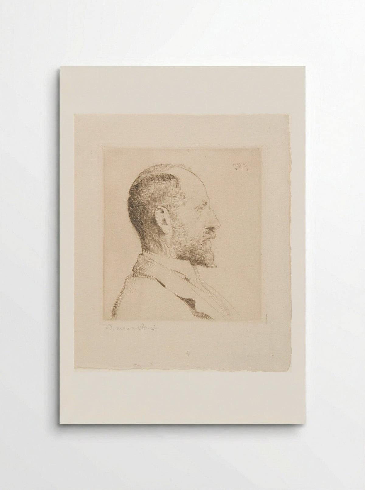 Marius Bauer - Hermann Struck - Poster