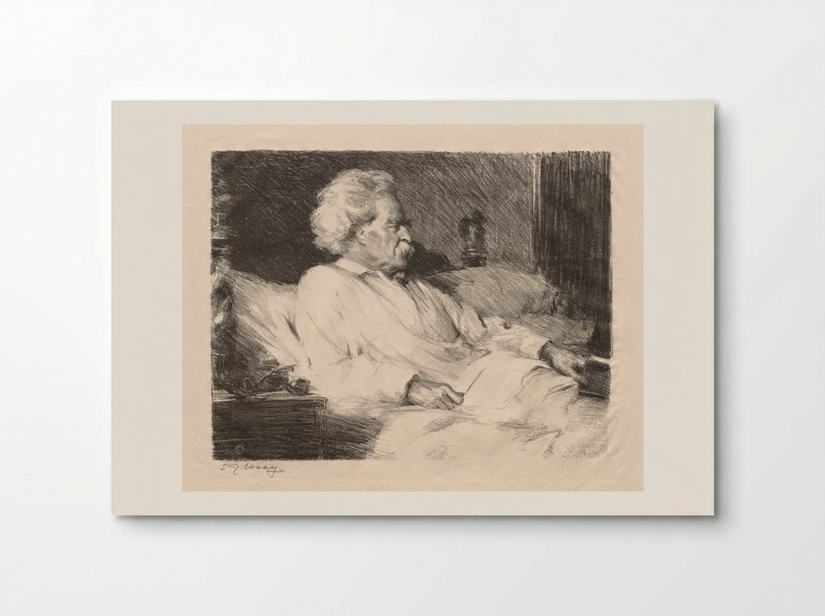 Mark Twain - Samuel Johnson Woolf - Poster