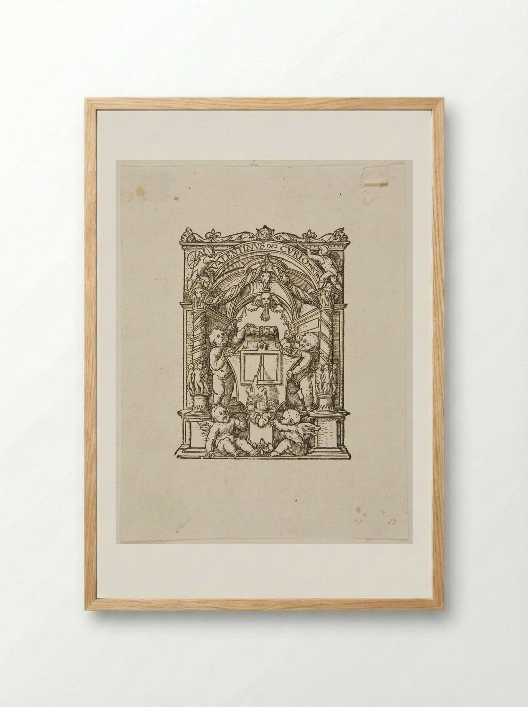 Mark of Valentin Curio - Hans Holbein the Younger - Framed Print Wood