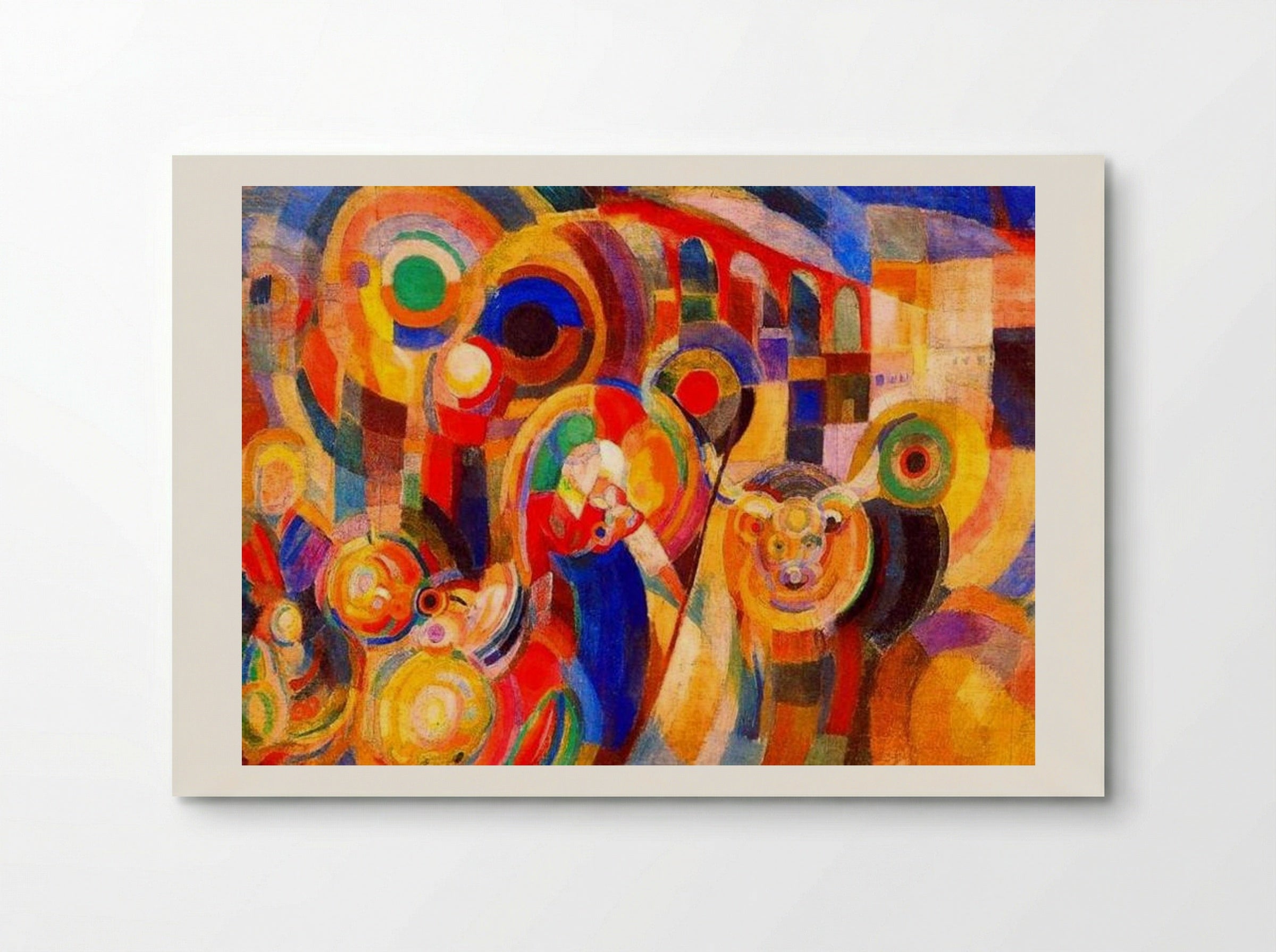 Market at Minho - Sonia Delaunay - Poster