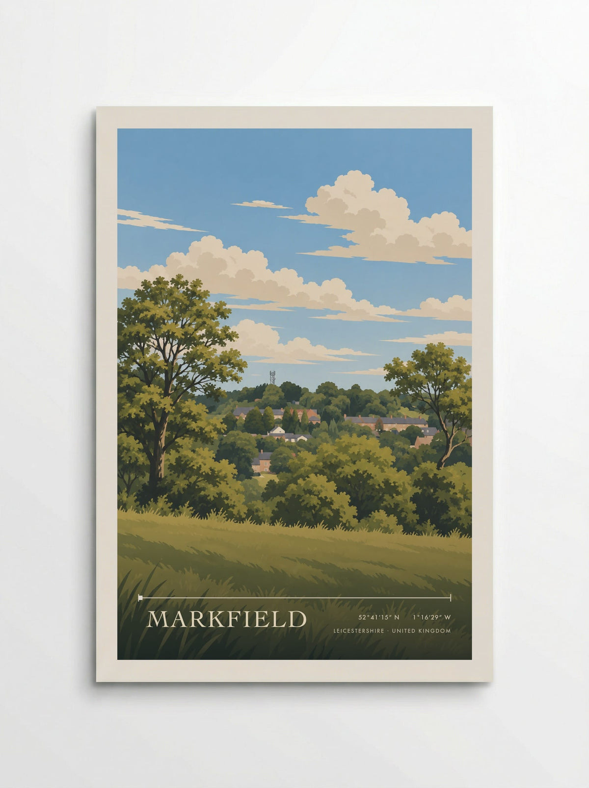 Markfield, Leicestershire | Travel Poster - Poster
