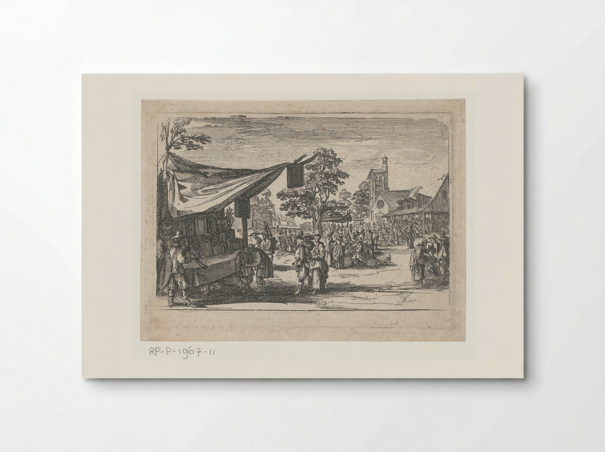 Markttafereel - Nicolas de Son - Poster