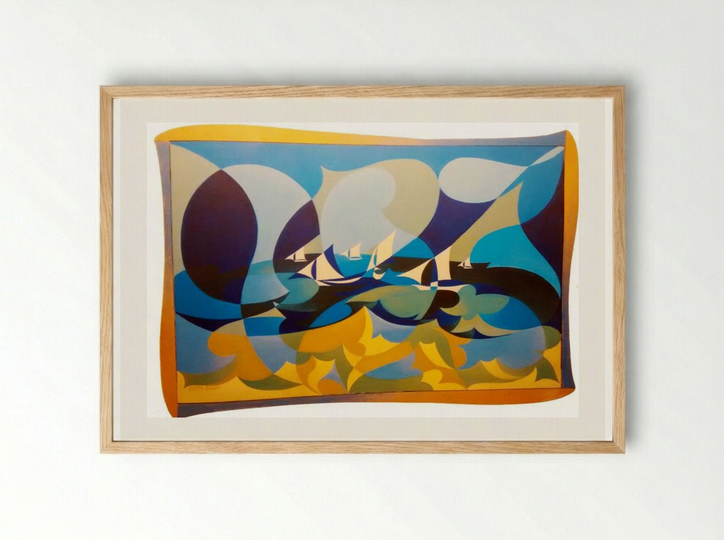 Marombra - Giacomo Balla - Framed Print Wood