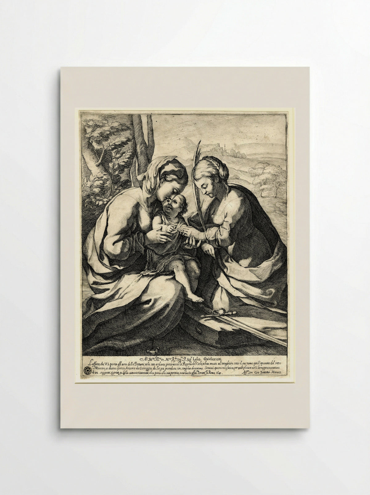 Marriage of Saint Catherine - Giovanni Battista Mercati - Poster