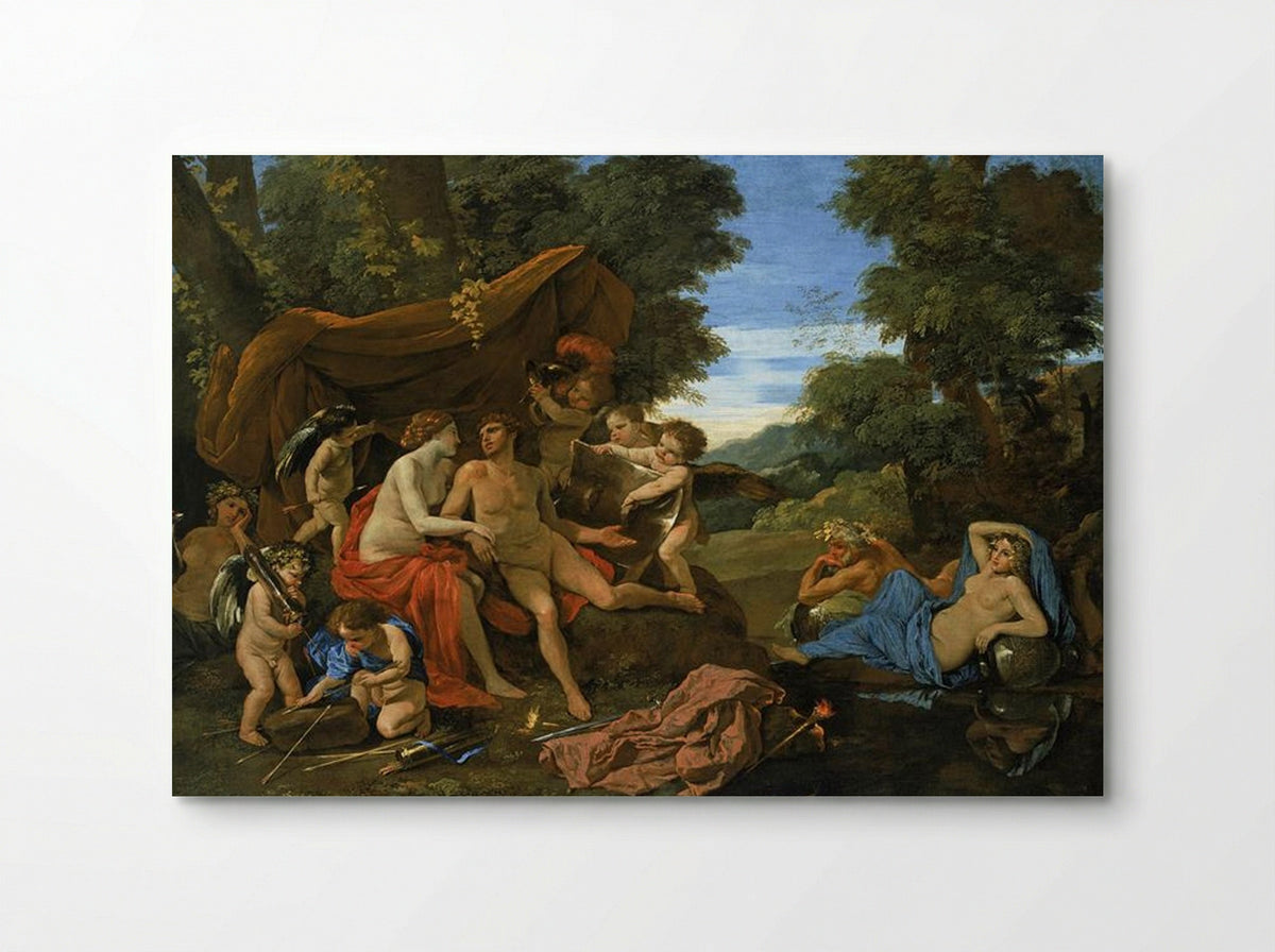 Mars and Venus - Nicolas Poussin - Poster