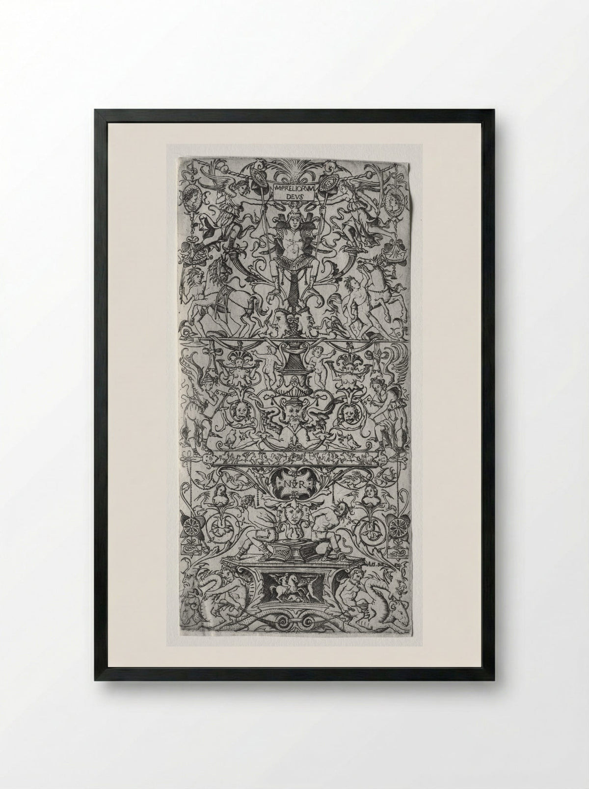 Mars - Nicoletto da Modena - Framed Print Black