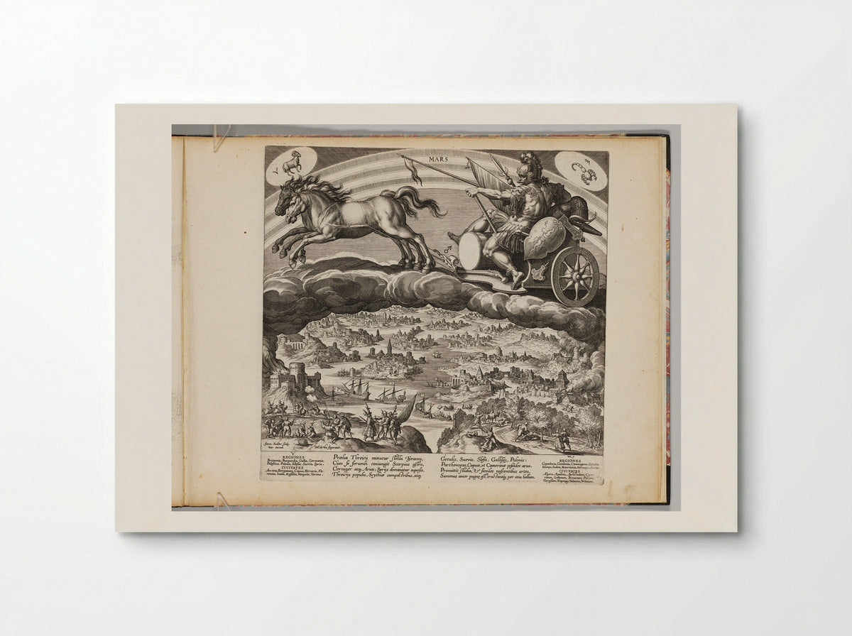 Mars - Johann Sadeler I - Poster